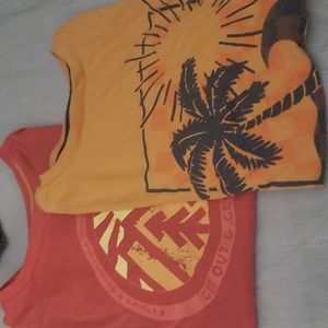 Sonoma summer tees size 14-16 boys gold and other is burnt orange